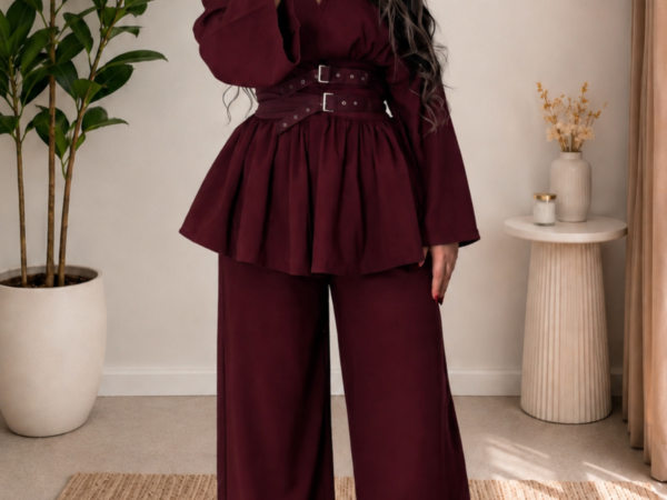 ENSEMBLE SILHOUETTE BORDEAUX